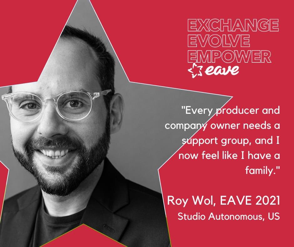 AutonomousPix's tweet photo. We thank #EAVE (European Audiovisual Entrepreneurs) for this company altering platform; encouraging, facilitating, and planting the seeds of our global producers support group. A new chapter ahead for #studioautonomous #ExchangeEvolveEmpower #TheGardenLeftBehind #Americanish https://t.co/bbF9BjvKK8