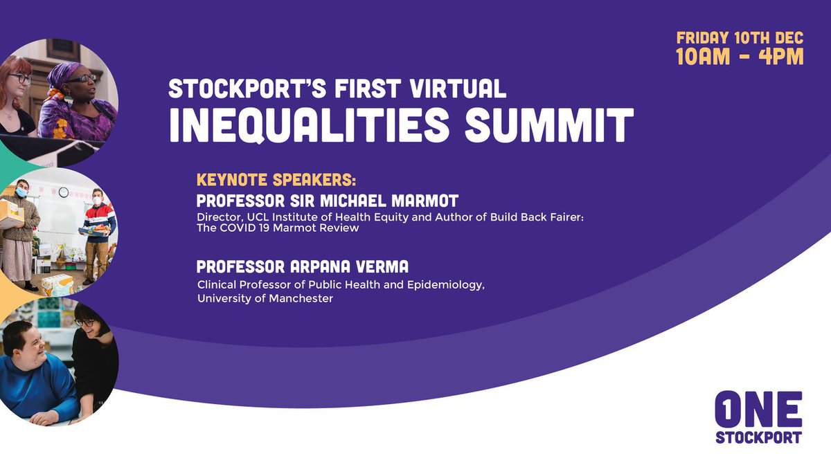 #DidYouKnow Stockport is the 8th most polarised borough in England? @StockportMBC is tackling inequality head on at the Inequalities Summit on 10 December. Book your free place to find out how you can play a role in tackling inequality in the borough. ow.ly/RMzW50H57gy