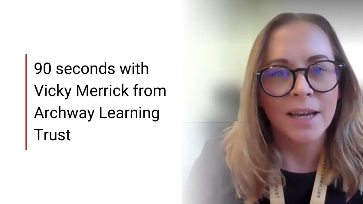 GL_Assessment's tweet photo. In our #GL90SecondsWith video, Vicky Merrick from Archway Learning Trust explains how standardised assessments have supported their growth from small to medium MAT. @v_merrick @ArchwayBlog #GLPartnerSchool https://t.co/e3J1HKWk75 https://t.co/EFB6vqq35n