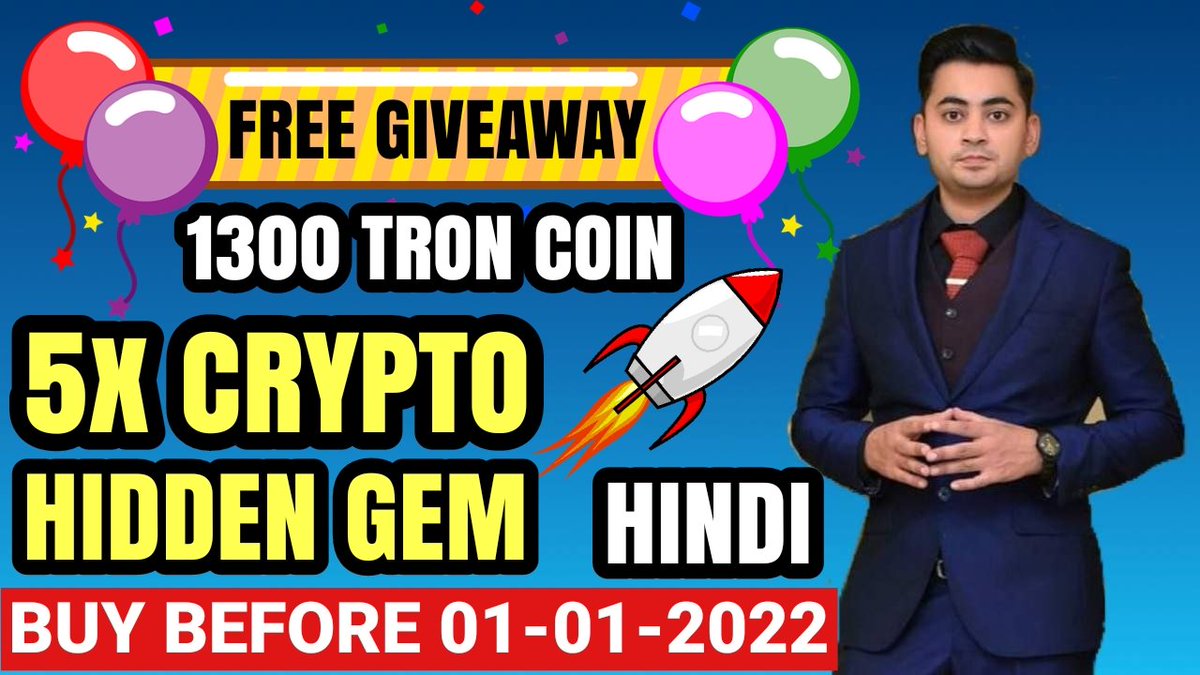 1300 #TRON Free Giveaway
Follow these Steps ✅
Like ❤️
Retweet 🔃
Tag to 3 Friends

Comment your Tron Deposit Address 

Winners will be announced on Crypto Notes Telegram Channel 
Link...👇👇 t.me/cryptoNotesMoh…

Video Link For giveaway Details 👇
youtu.be/o1xhwqNPhmY