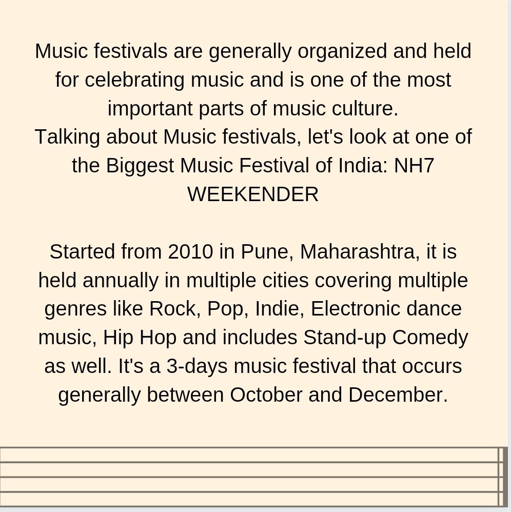 BellsTimbre's tweet photo. Festival was long gone, and the unorganised Indian indie scene was starting to grow without much direction. Let's look at this festival of musical wonders!

Follow us for more curated content and share this with your friends who would love to go to this festival! https://t.co/Q2Z6mcoWBj