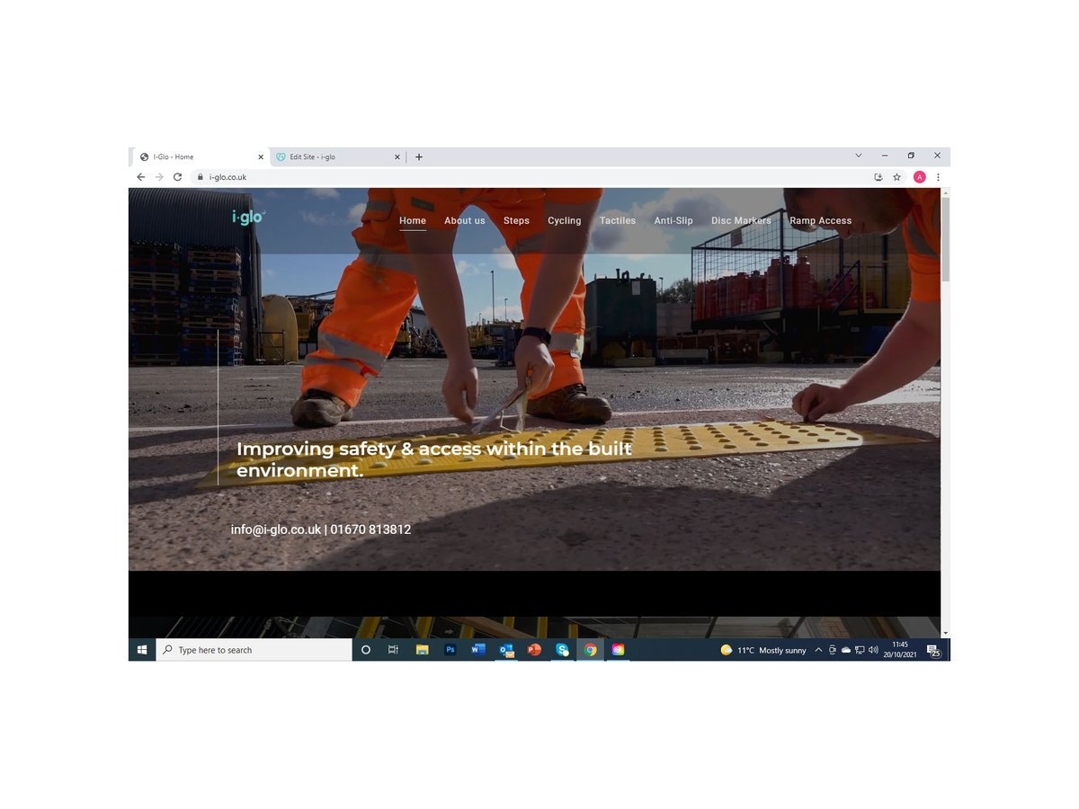 Our website has recently been updated. Check it out and let us know what you think #newwebsite #iglo #Website #glowinthedark #safety