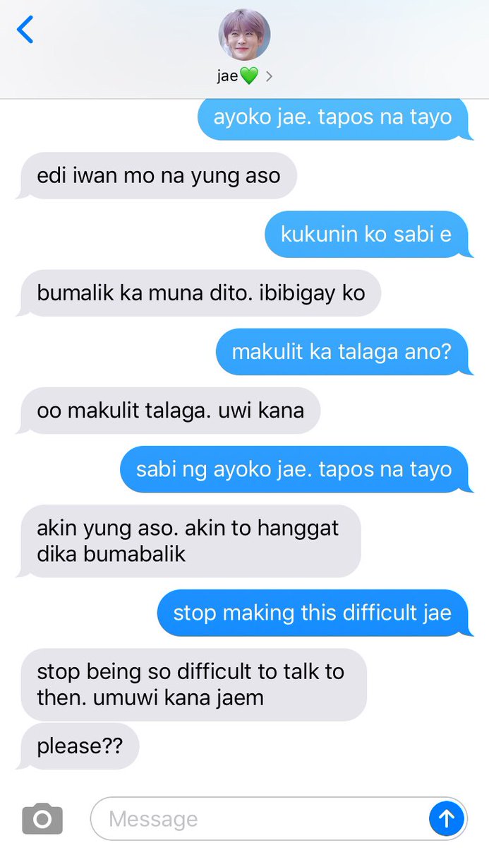 hermanleeee's tweet image. [Break Up]

#2jae filo one tweet au....