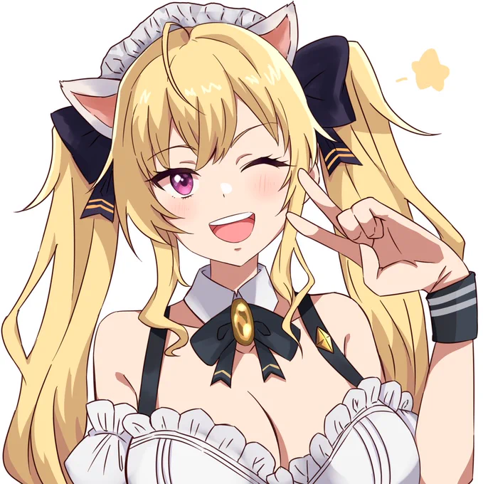 できた!オタクに優しいギャルの猫耳メイドが!!
#リオンあーと 
