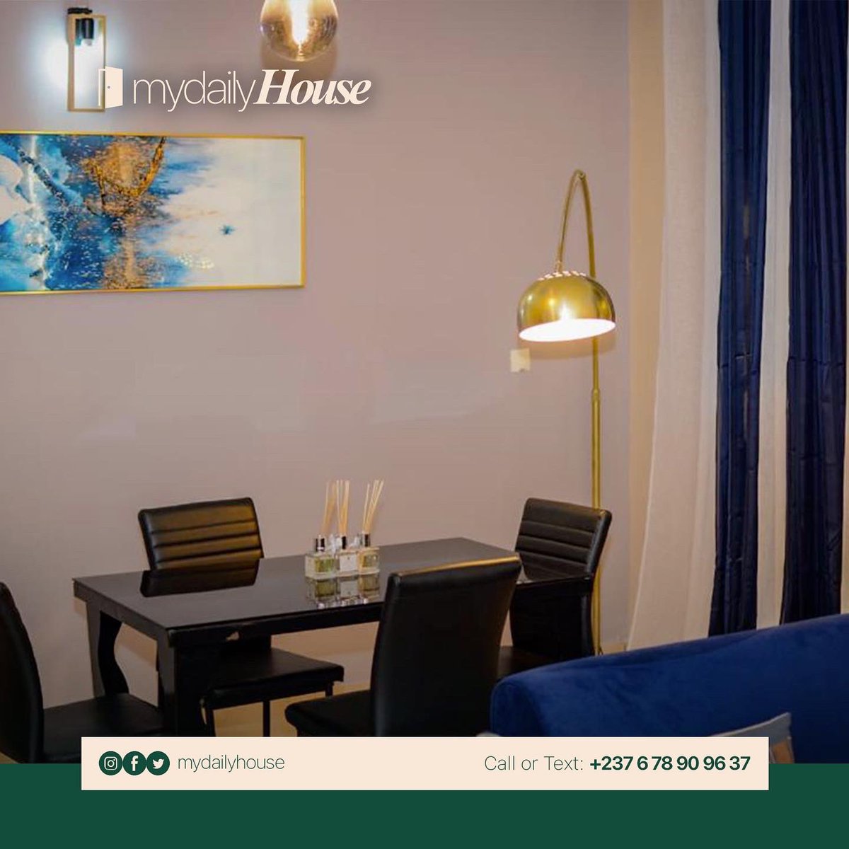 MyDailyHouse's tweet image. Helloo Daily Peeps,

Avant la surprise que nous vous préparons pour le week-end prochain (🤫), nous vous invitons à découvrir l’un de nos appartements de Bonapriso (Armée de l’air) 🤩.

#Mydailyhouse #Douala #Bonapriso #Appartementmeublé #Cameroun #Friends #Fun #Voyage #Noel