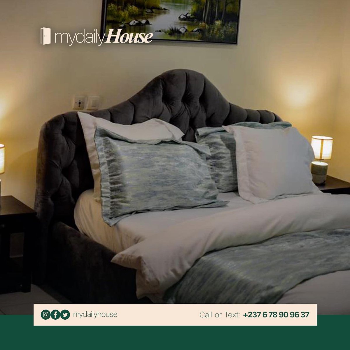 MyDailyHouse's tweet image. Helloo Daily Peeps,

Avant la surprise que nous vous préparons pour le week-end prochain (🤫), nous vous invitons à découvrir l’un de nos appartements de Bonapriso (Armée de l’air) 🤩.

#Mydailyhouse #Douala #Bonapriso #Appartementmeublé #Cameroun #Friends #Fun #Voyage #Noel