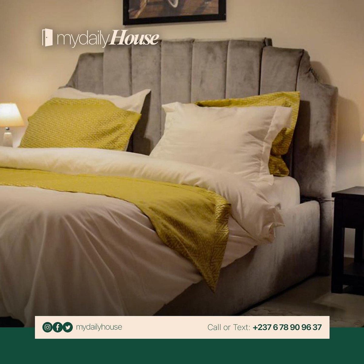 MyDailyHouse's tweet image. Helloo Daily Peeps,

Avant la surprise que nous vous préparons pour le week-end prochain (🤫), nous vous invitons à découvrir l’un de nos appartements de Bonapriso (Armée de l’air) 🤩.

#Mydailyhouse #Douala #Bonapriso #Appartementmeublé #Cameroun #Friends #Fun #Voyage #Noel