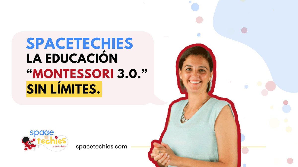Spacetechies: la educación “Montessori 3.0.” sin límites. Nuestra directora académica <a href="/ElenaGago2/">Elena Gago</a>  habla claro, más en la entrevista de <a href="/Innovaspain/">Innovaspain</a> 
👉innovaspain.com/spacetechies-e…

#Educación #niños #robóticaeducativa #education #tech #montessori #spacetechies #niños
