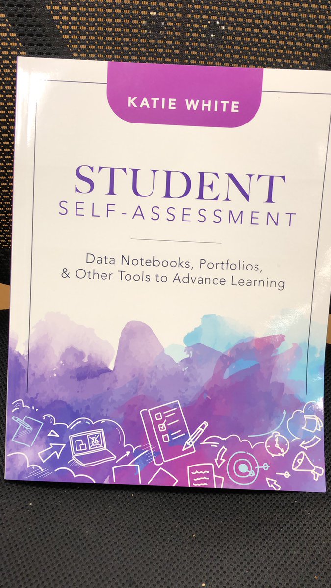 bscribb's tweet photo. @KatieWhite426 So excited to unpack and embrace this. I had a conversation with a peer about the book, and it magically appears in my room. #studentselfassessment #datanotebooks #portfolios https://t.co/bSJAhztmvt