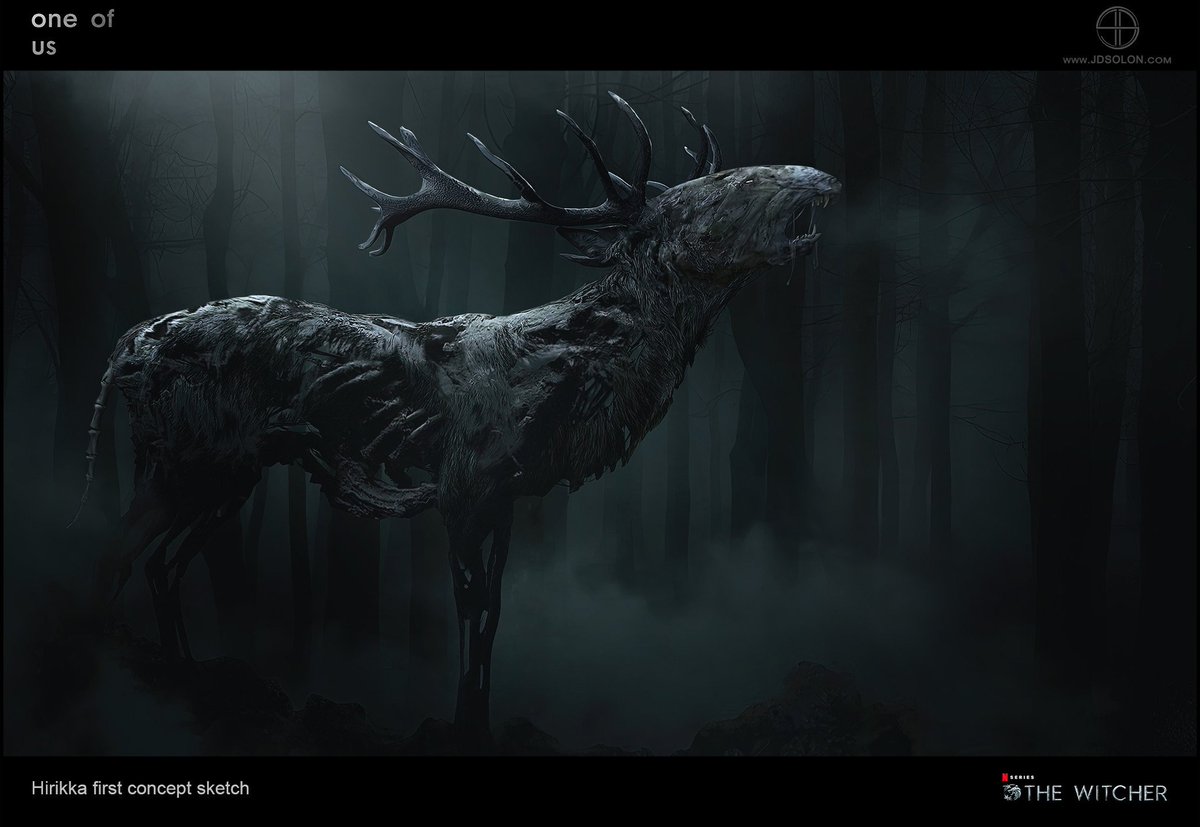 RedanianIntel's tweet photo. Early concept art of the Hirikka for today's #WitcherRewatch of Episode 6. 

Hirikka wasn't always a cute little guy in  The Witcher👀 https://t.co/Nb3qlQrqOl