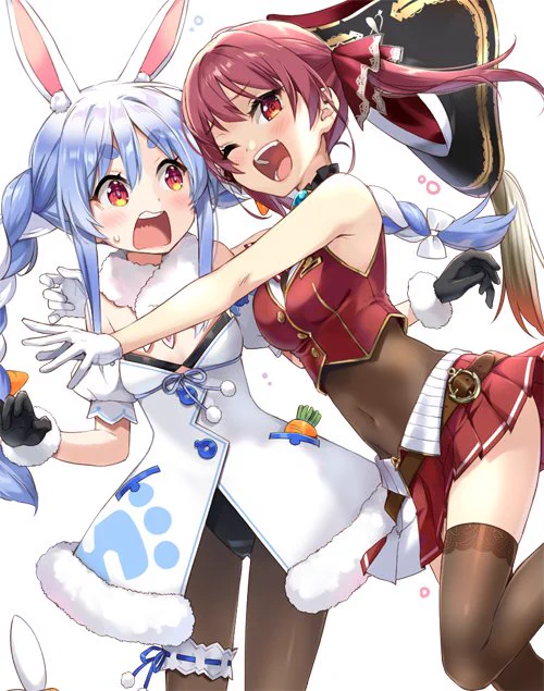 距離感0ブロック😊
#マリンのお宝 #ぺこらーと 