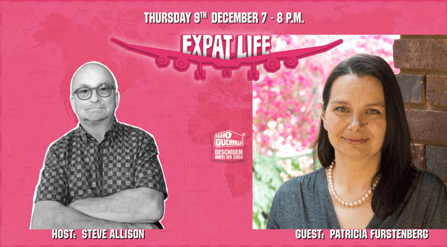 PatFurstenberg's tweet photo. 🔴🎤💡Goin LIVE in 5 minutes!
https://t.co/AYhrKymFOI
I'm chatting to Steve Allison on 'Expat Life' on Radio Guerrilla NOW 😊 .@radioguerrilla
#Thursday 9 December
7 – 8pm (GMT+2).
#News #RightNow #ThursdayVibes #RighNow https://t.co/xFmAN1Dxfq