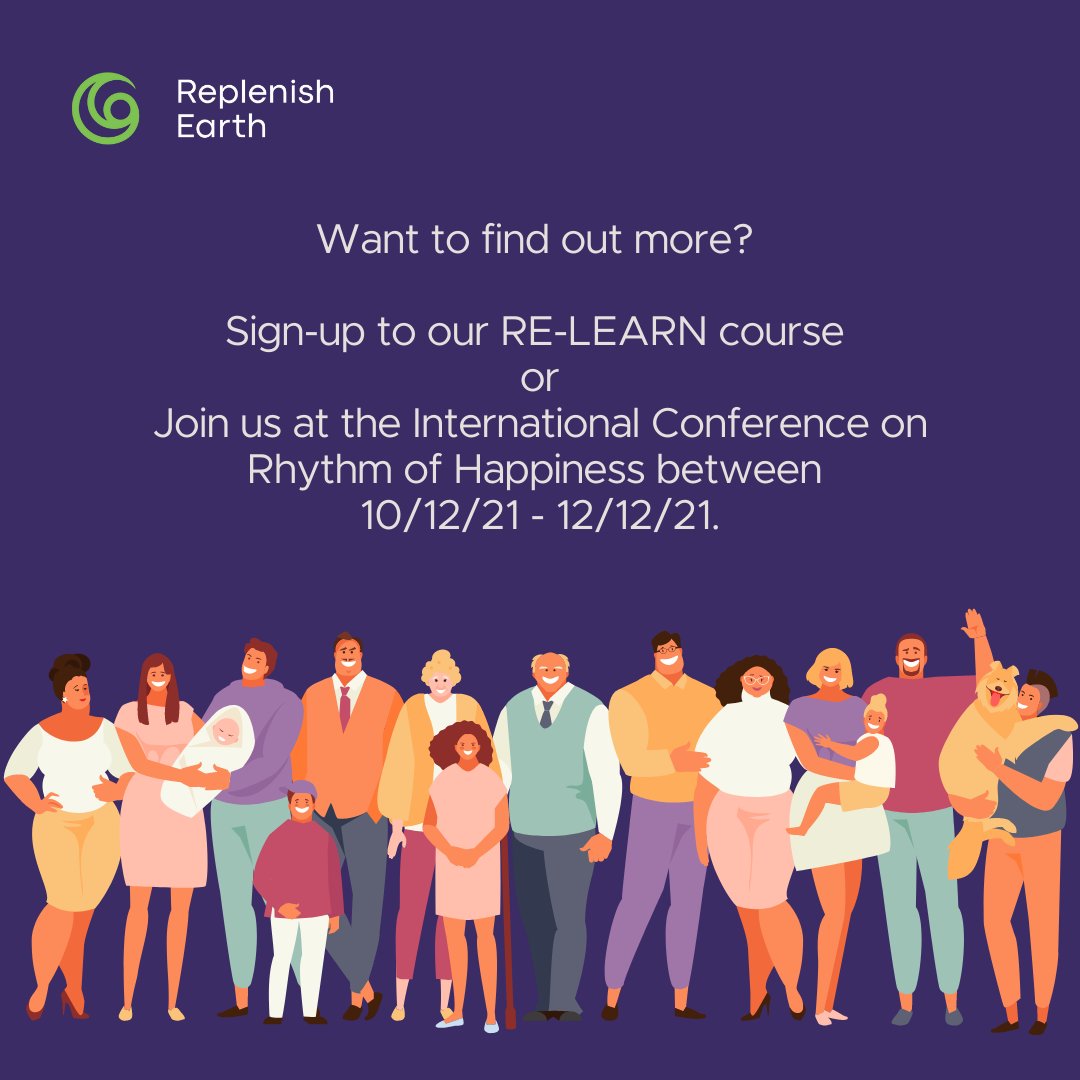 We're going to be at the Rhythm of Happiness International Conference between 10/12/21 – 12/12/21. 
Find out more and sign up from: bit.ly/3duyiYh

#epigenetics #WellBeing #happiness #genetics #rhythmsofhappiness #replrenishearth #dna #scienceofhappiness