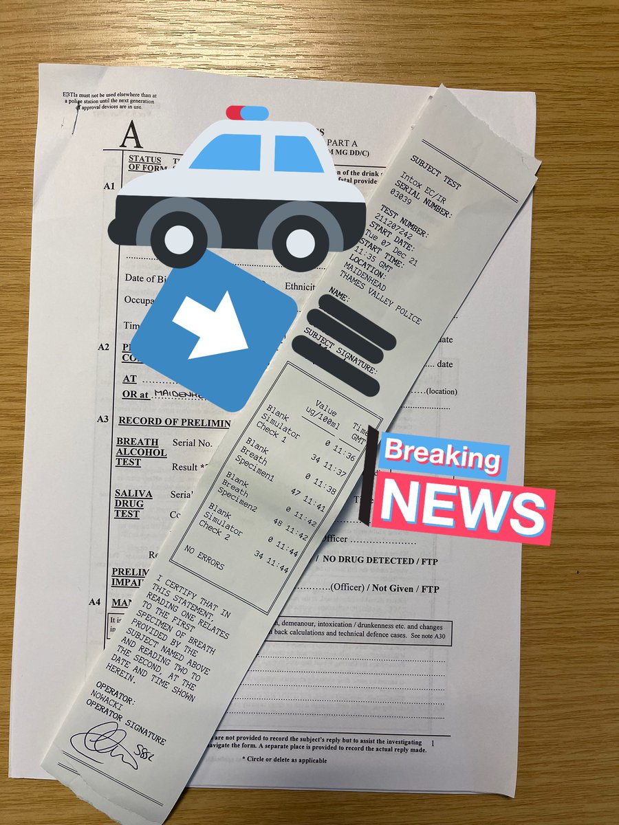 tvprp's tweet photo. First arrest of the day for #XRT92 in Marlow. Driver blew 51ug at the roadside at 1045hrs this morning! Still over from the night before, lower reading of 47ug in custody. Driver will be charged to court #TTBShift #p7703 #p5852 #OpHolly #ItsNotWorthTheRisk https://t.co/BDk3ZO2R7g