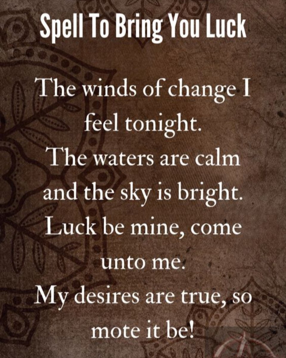 welovespells's tweet photo. Spell chant to bring you luck.
.
.
.
.
#magick #witchyvibes #witchofcolor #love #relationshiphelp #spellcasting #lovespells #bestspellcaster #realspells #reallovespells https://t.co/F9d2T02YgO