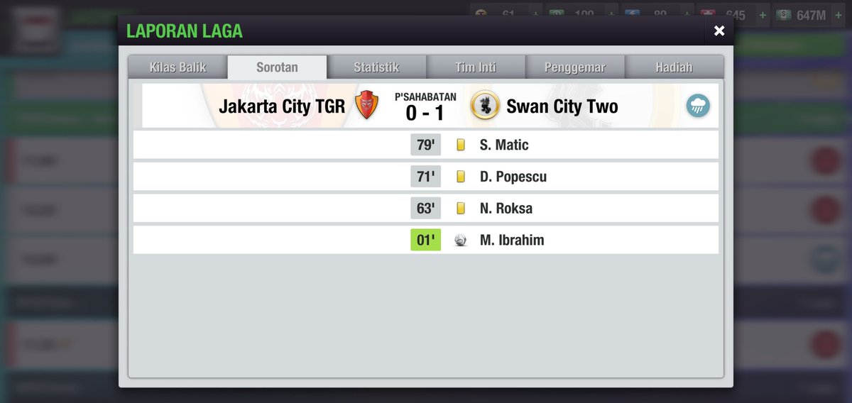SwanCityTwoFC's tweet photo. 🏆 @INC_LTEI 
•Round 1

• Leg1
FT: @SwanCityTwoFC 2-1 @JakartaCityFC TGR

• Leg2
FT: @JakartaCityFC TGR 0-1 @SwanCityTwoFC (AGG 1-3) 

Melaju ke round selanjutnya ✊

#TopEleven #BornOfPride https://t.co/2ehqe7fjyZ