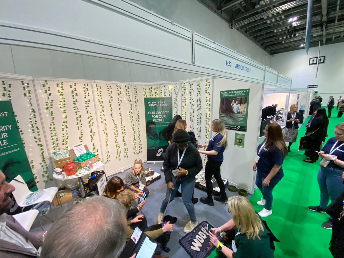propmarktrust's tweet image. @arbon_trust stand is already a hit with members 👏 attending the ARLA Propertymark conference with agents getting a cuddle in before the day kicks off 🐶
@arla_uk #ARLAConf @PropertymarkUK #ourcharityforourpeople