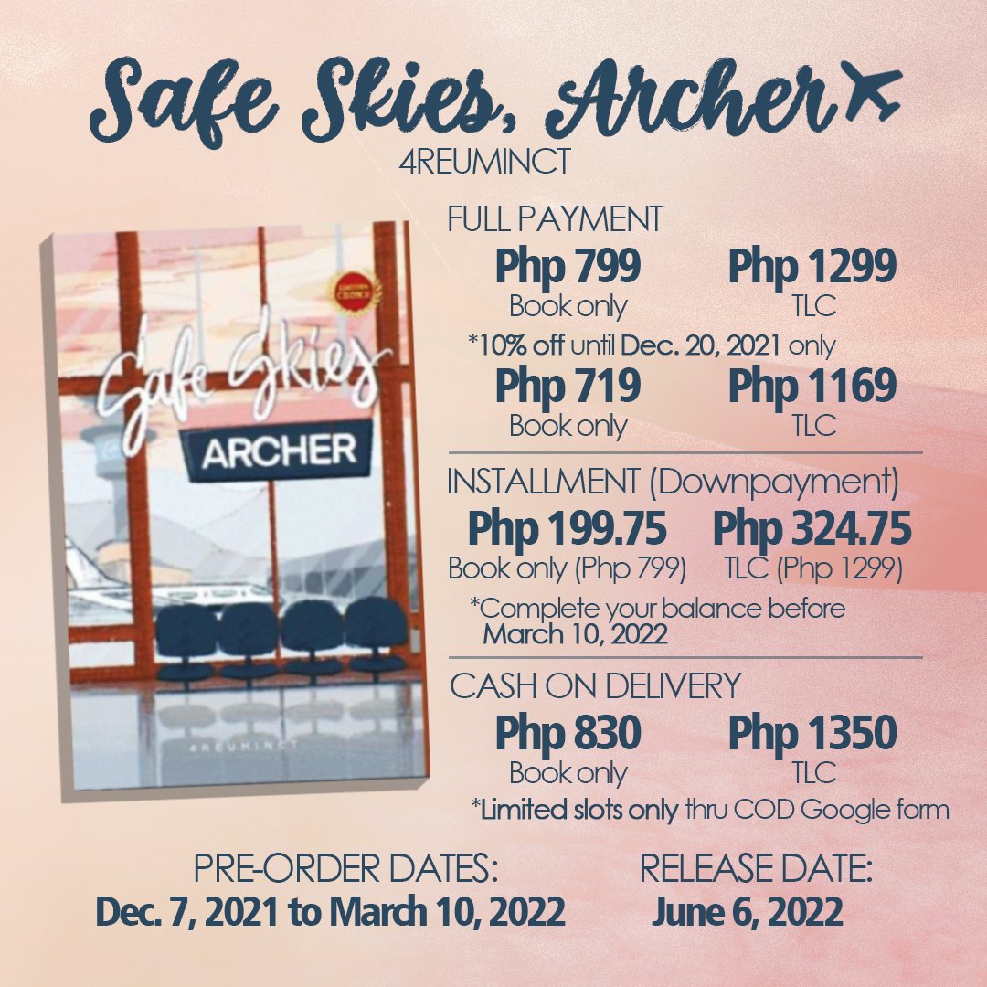 merchisko's tweet photo. University Series #2: Safe Skies, Archer by 4reuminct (Gwy Saludes)
- We are now open for pre-orders!

PAYO (Pay as you order)
- Book Alone: Php 799 + sf
- TLC: Php1299 + sf https://t.co/iBTPvMkkMi