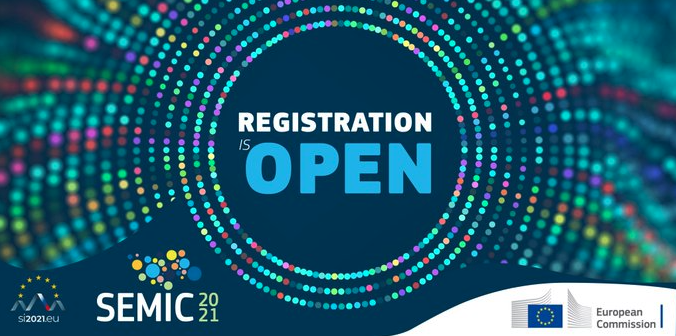 datosgob's tweet photo. 📌 Take part in #SEMIC2021! This year's theme: “Human Centric #DataSpaces – Powered by Interoperability.” 

The online conference is organised by @DigitalEU &amp; @EU2021SI 

🗓 Tomorrow: 8 December
⏰ 10:00-16:00 CET

📝 Register here: https://t.co/y50F4oDb5R https://t.co/4QEC6euQrh
