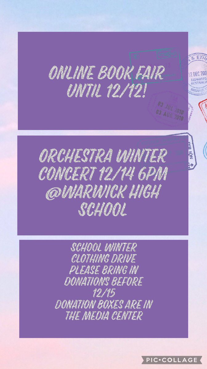 Good morning! A few dates to remember for December! #FMS #December #nnps 🤍💜🤍💜