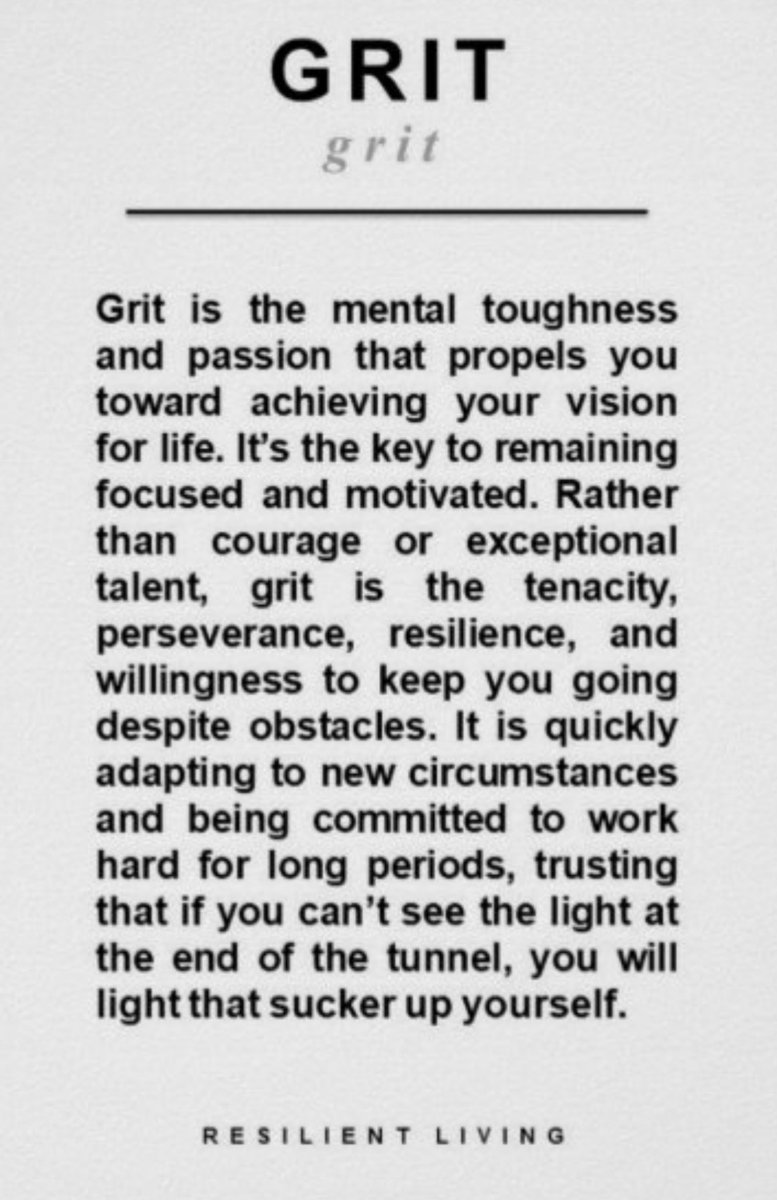 If you are an aspiring K12Ed Leader - you’ll want to want to ensure that you have the level of🔥grit🔥necessary to sustain the #HEARTWORK. #GeauxBeGreat  #FocusForward #RaiseYourRoar 🙌🏽✨