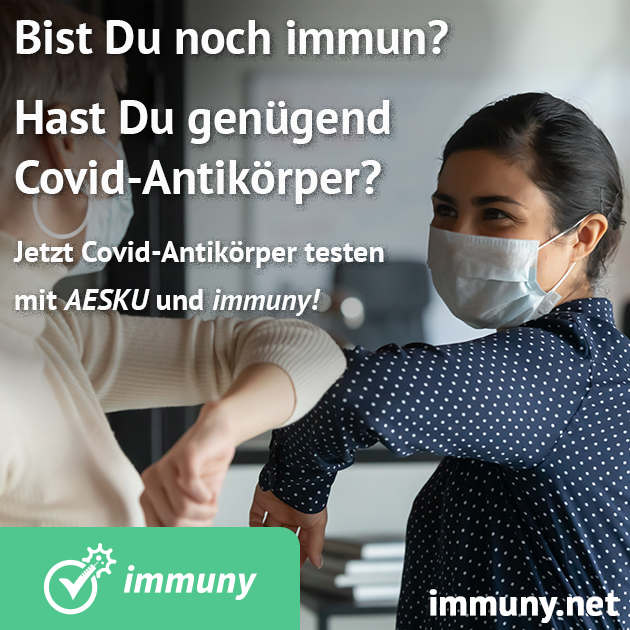 Unser Tipp: #immuny zeigt Dir Deinen Antikörperstatus. Den passenden AESKU-Immuntest gibt es bei #Aldi im #Onlineshop

#Antikörper  aldi-onlineshop.de/p/antikoerpert…