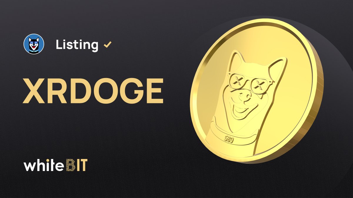 WhiteBit's tweet photo. 😀 Meet @XRdoge 😀

🔹XRdoge is the first meme crypto built on the XRP Ledger.

❗Please note that there is a memo for depositing XRDOGE.

Pairs: $XRDOGE / $USDT. 

Activities: Trading competition, AMA-session &amp; more.

Trade without fees for a week: 
https://t.co/BCnLgDzjIj https://t.co/2N0HBP38BC
