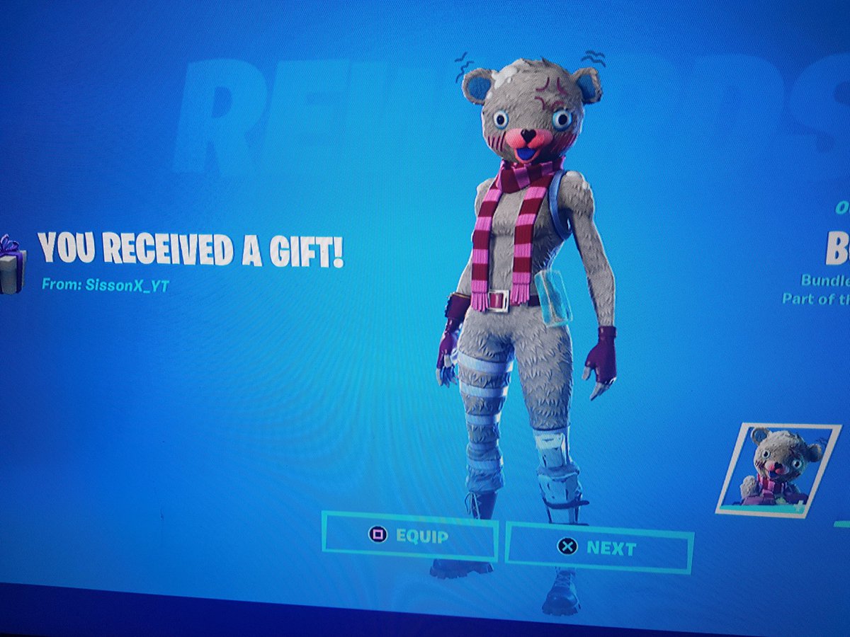 Kerr_Bear_NS's tweet photo. Thank you @MSissonx 👉👈 is this my gift for being your wing woman last night? 🙈🤭😝
#UvTClan #UvTFamily #Gamers #Fortnite #WingWoman #BearCollection #NearlyGotThemAll https://t.co/NJCIxm1mp0