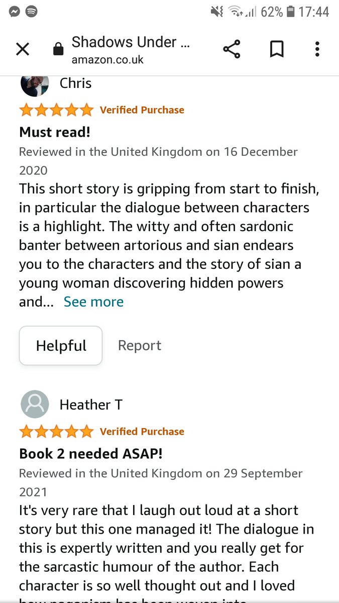 Another great review of my book on Amazon. If you love urban fantasy check it out &lt;3

amzn.to/3DAg3eC