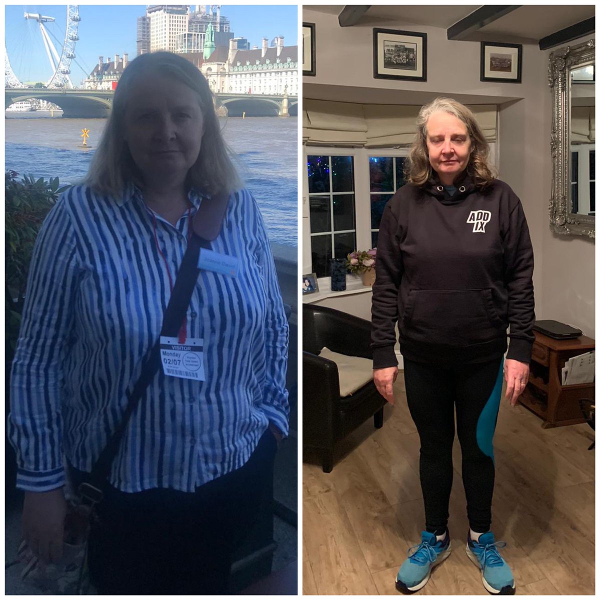 HicksNutrition's tweet photo. An incredible health, fitness and lifestyle transformation by @hicksnutrition client Jo David.

Jo has dropped 3 and half stone putting her at a much healthier weight for her height. 

DM us :-

Or tel 07807798649

✅Consultations 
✅Tailored dietary packages
✅Ongoing coaching https://t.co/lP8OS3WJ7Q