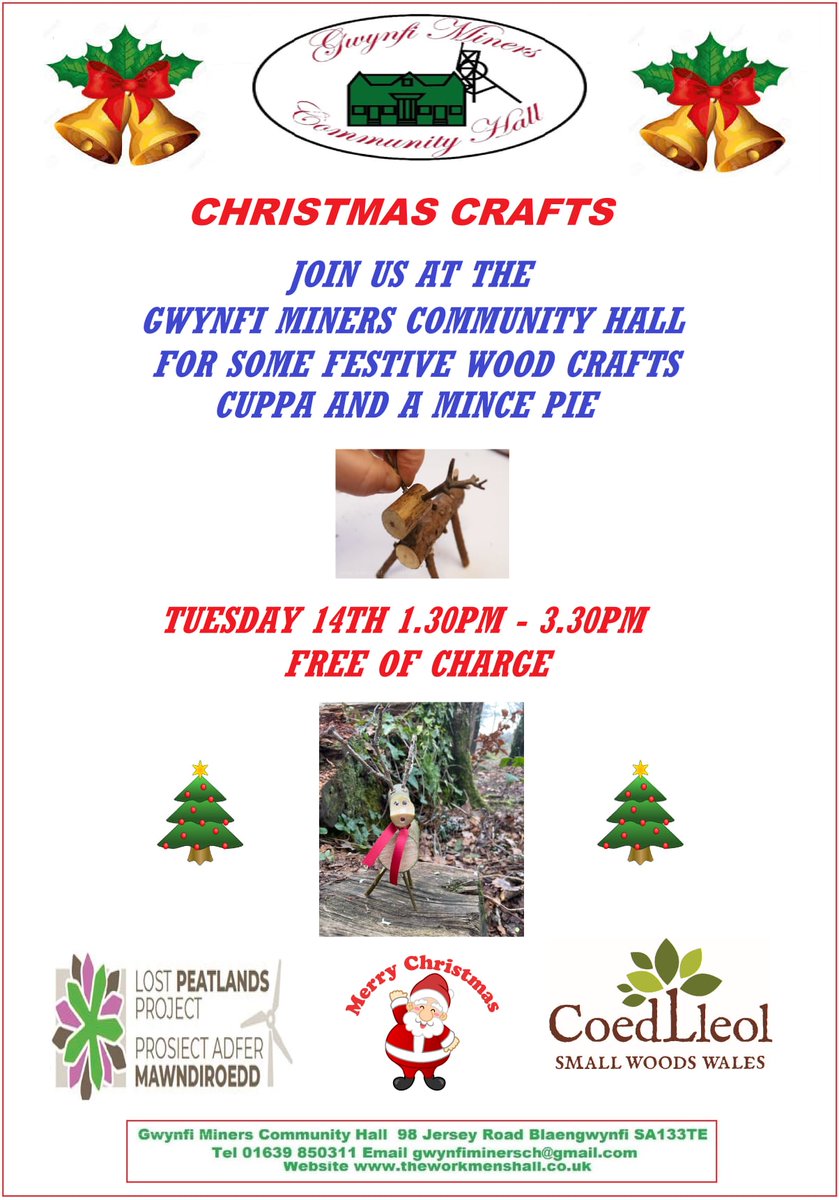 A fun activity to get you into the festive spirit. Have a try at making a Christmas novelty out of logs and twigs. Free of charge.🎄🤶