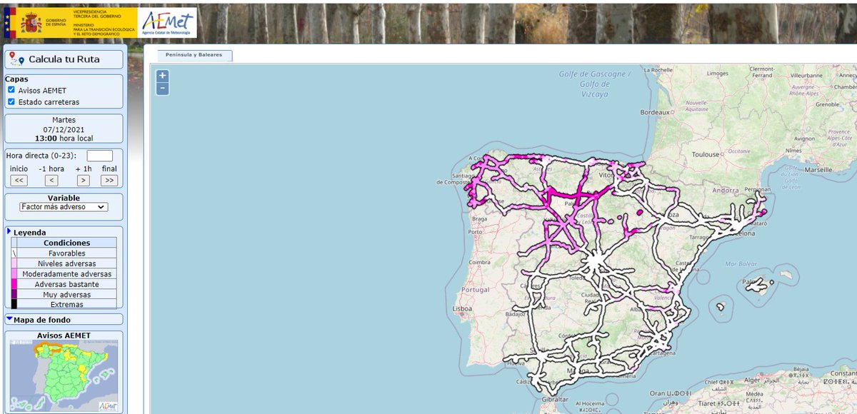 ame_asociacion's tweet photo. La #nieve #lluvia y #viento #FMA afectan a la circulación en nuestras #carreteras.
Infórmate antes de viajar @InformacionDGT y comprueba tu ruta en #Meteoruta de @AEMET_Esp https://t.co/WfbOHx1tQE
⚠️¡Mucha PRECAUCIÓN!⚠️ https://t.co/s8ljWoK3T0