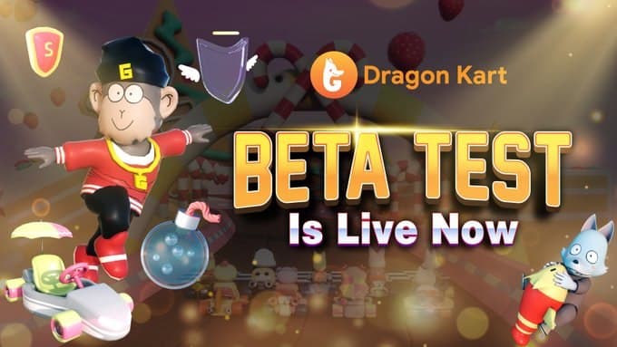 🎉Yeah ! Racing games always make men excited.
😍It's great that @Dragonkartcom has released theBeta Test.
⏰4AM Dec 6th - 2PM Dec 11th, 2021 (UTC)
🌟Play Now: play.dragonkart.com

#DragonKart