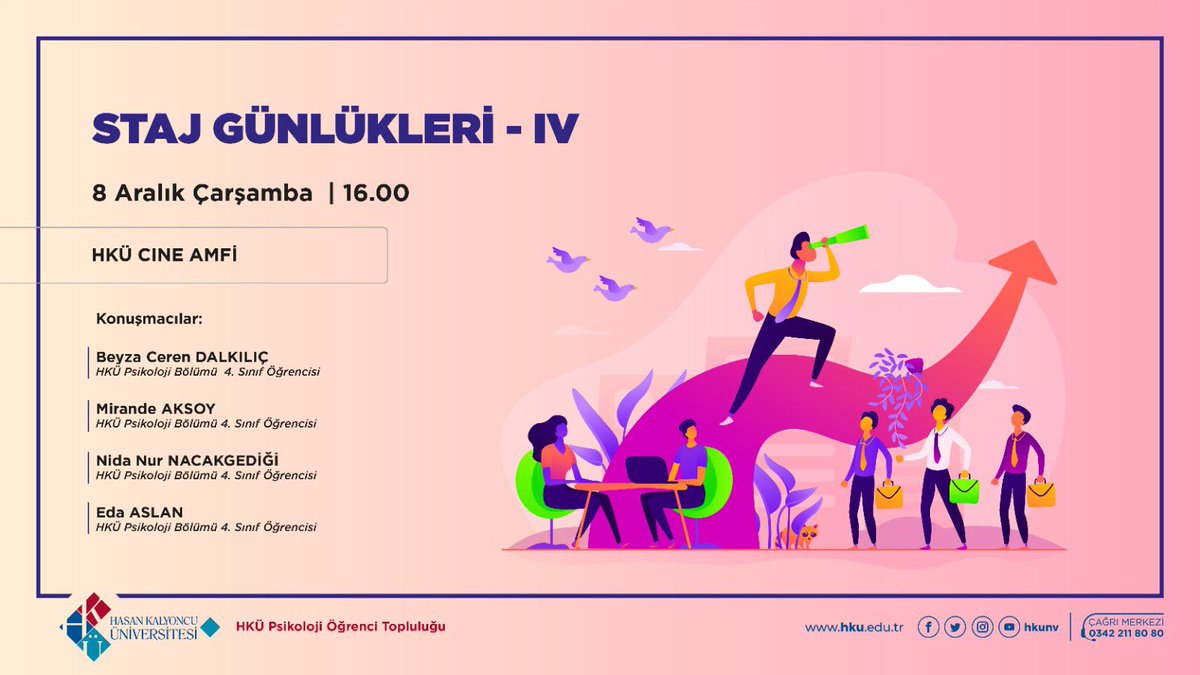 psktoplulugu's tweet photo. Psikoloji Topluluğu olarak farklı kurumlarda staj yapmış arkadaşlarımızın deneyimlerini paylaşacağı, 4. Staj Günlükleri’ni gerçekleştiriyoruz. 🥳 Sen de stajla ilgili sorularını cevaplandırmak istersen detaylar afişte.🌸
@TurkayDereli @hkunv @hkusks @hkupsikoloji https://t.co/nOZ8C5NlpT
