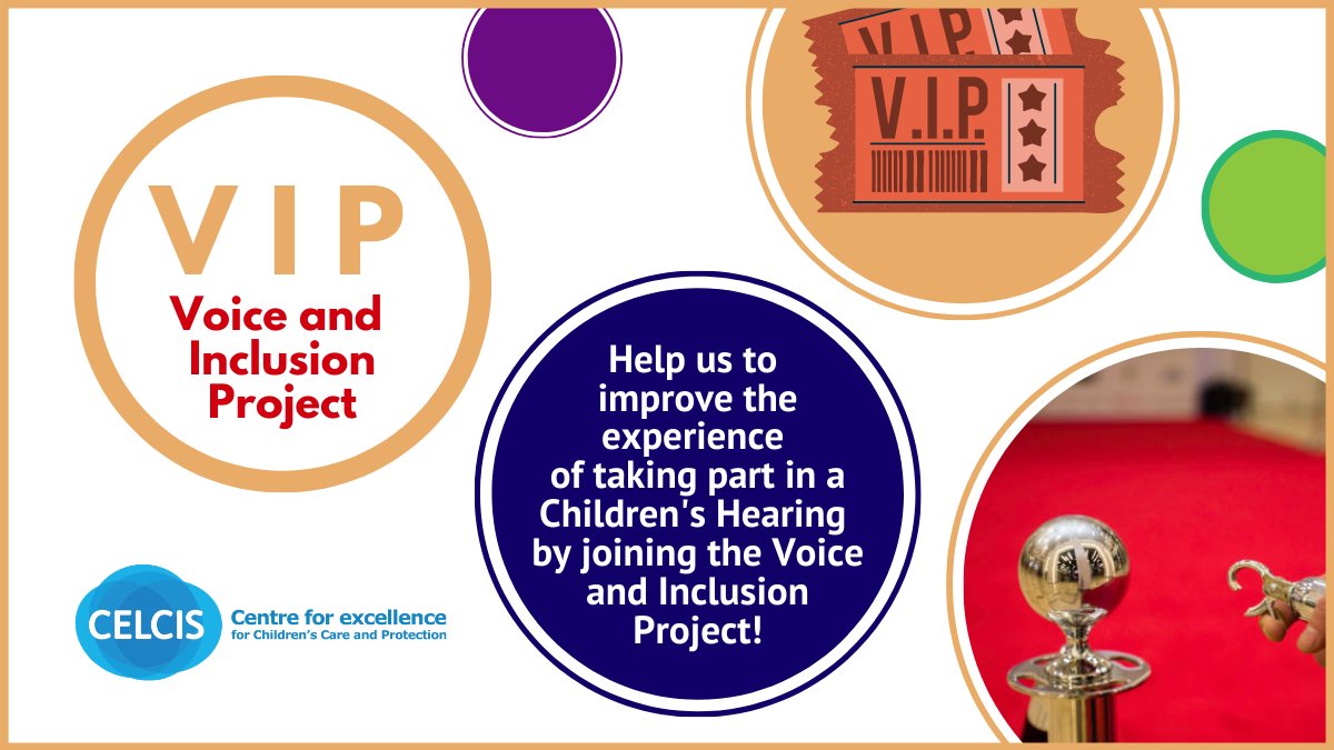 Do you know a young person aged 12-26 who has been to a children’s hearing? We are inviting young people to be part of our Voice and Inclusion Project (VIP), helping to improve the experience of hearings: ow.ly/aHtj50ELE8G #KeepThePromise