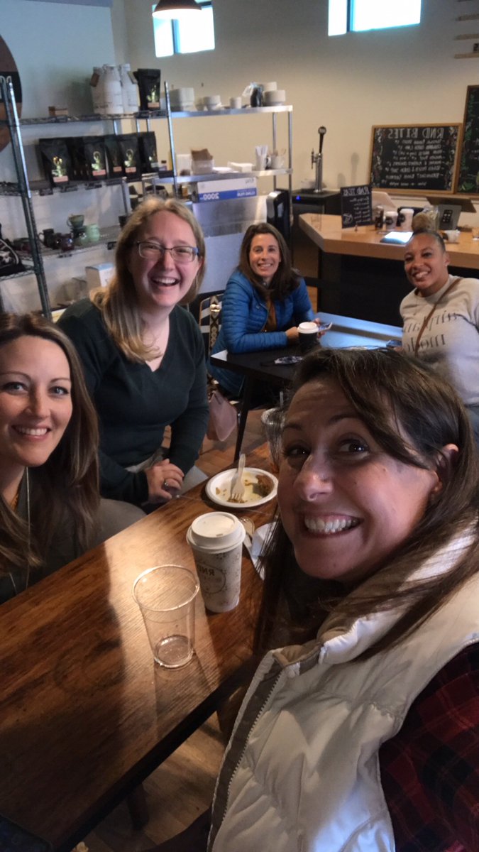 WeaverSarah08's tweet photo. Getting together with co-workers again and it feels so good! If you're in @RoanokeCounty check out Roasters Next Door, a @CoxVA #BlackFriday -highlighed business; it's a cozy, #local, #BlackOwnedBusiness that will surely hit the spot. 
https://t.co/slMiPlSHCb https://t.co/QUiR3Y1zfG