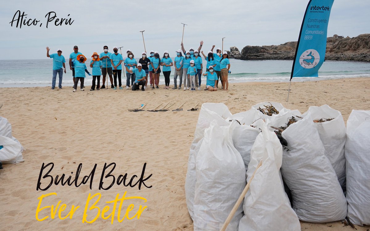 Intertekespanol's tweet photo. En Noviembre realizamos la limpieza de playas en el sur del Perú, a través de nuestra iniciativa #BBEB con la participación de nuestros colaboradores, familiares y la municipalidad en #Ilo #Mollendo y #Atico.
#BeachCleaning #Perú #BuildBackEverBetter
https://t.co/sVOgdIV2Tc https://t.co/leLYtZ4MBp