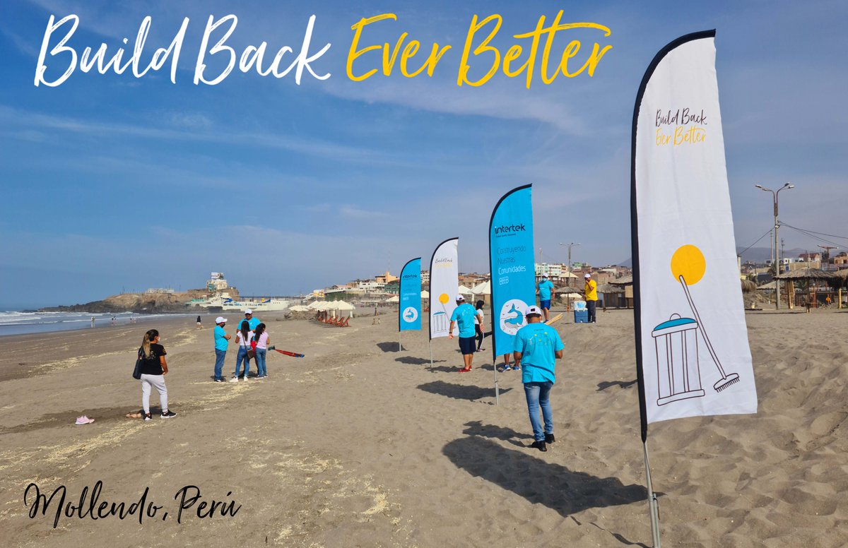 Intertekespanol's tweet photo. En Noviembre realizamos la limpieza de playas en el sur del Perú, a través de nuestra iniciativa #BBEB con la participación de nuestros colaboradores, familiares y la municipalidad en #Ilo #Mollendo y #Atico.
#BeachCleaning #Perú #BuildBackEverBetter
https://t.co/sVOgdIV2Tc https://t.co/leLYtZ4MBp