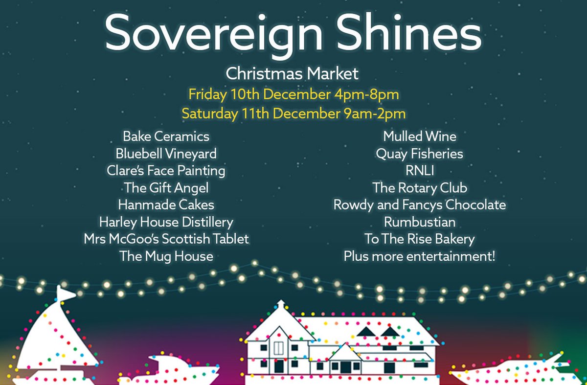 TheWaterfrontEB's tweet photo. If you're still look for the perfect gift for someone this Christmas, why not add that personal touch and support local businesses at the same time by visiting our Sovereign Shines market stall this weekend - from 4pm-8pm on Friday 10th and 9am-2pm on Saturday 11th December! 🎁🎄 https://t.co/FbqdaBX0o2