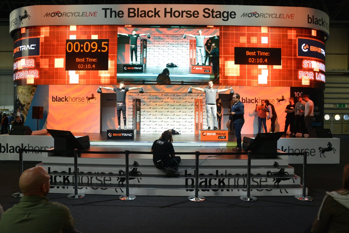 motorcyclelive's tweet photo. Don't forget to check out @BikeTrac's Stronger for Longer challenge on the Black Horse Stage each day of the show! 

How long can you hold the 4kg Grab Bag at arms length for? The person with the best time each day will take home the fantastic Grab Bag!

@Bikesure #Bikeshow https://t.co/EsOQDaQGeO