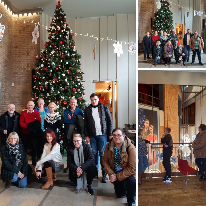 BradfordTheatre's tweet photo. On Sun 28 Nov a group of @BradfordTheatre Shakespeare Nation participants visited the @TheRSC in Stratford,  where they enjoyed a National Sharing &amp; Celebration of the work that has taken place. They got the chance to perform in the Royal Shakespeare Theatre and a backstage tour! https://t.co/H7ETcd8xO3