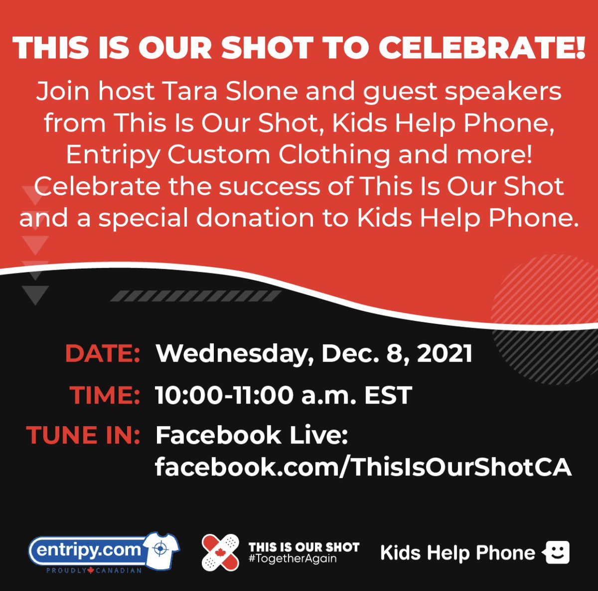 At a time when the world was meant to stay apart, we united Canada to combat vaccine hesitancy, so we could all get back to the things we love &amp; be #TogetherAgain.
Tune in Wed Dec 8th 10am EST on FB Live as we celebrate the end of the campaign—and celebrate being #TogetherAgain