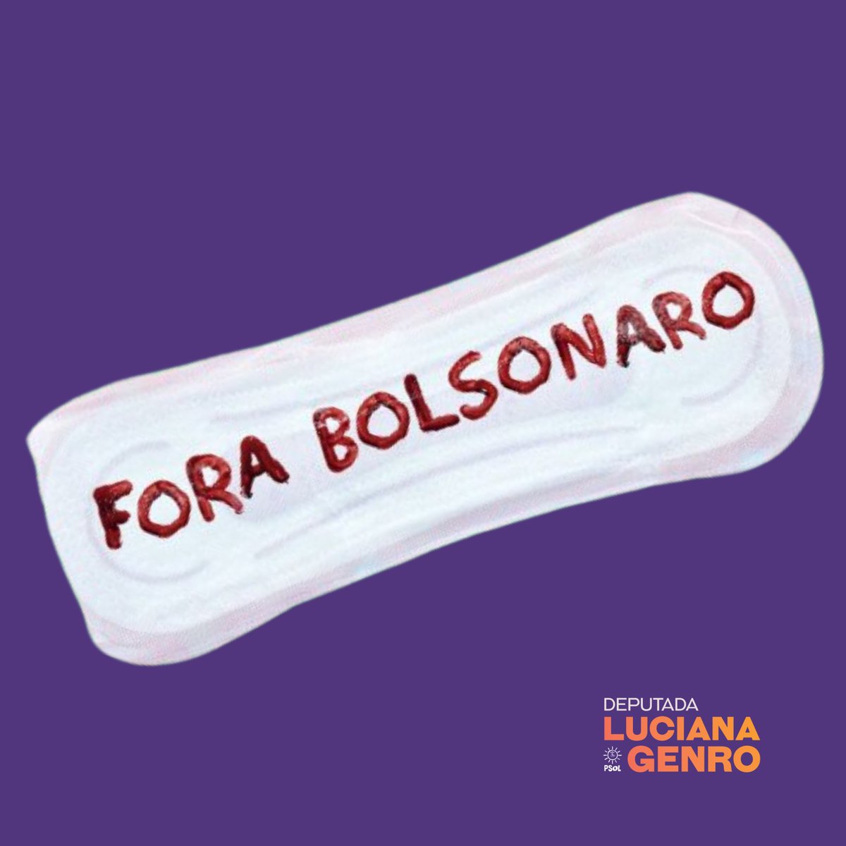 Bolsonaro odeia mulheres pobres! 

#DerrubaVeto59 
#PobrezaMenstrual
#ForaBolsonaro
#LivresParaMenstruar