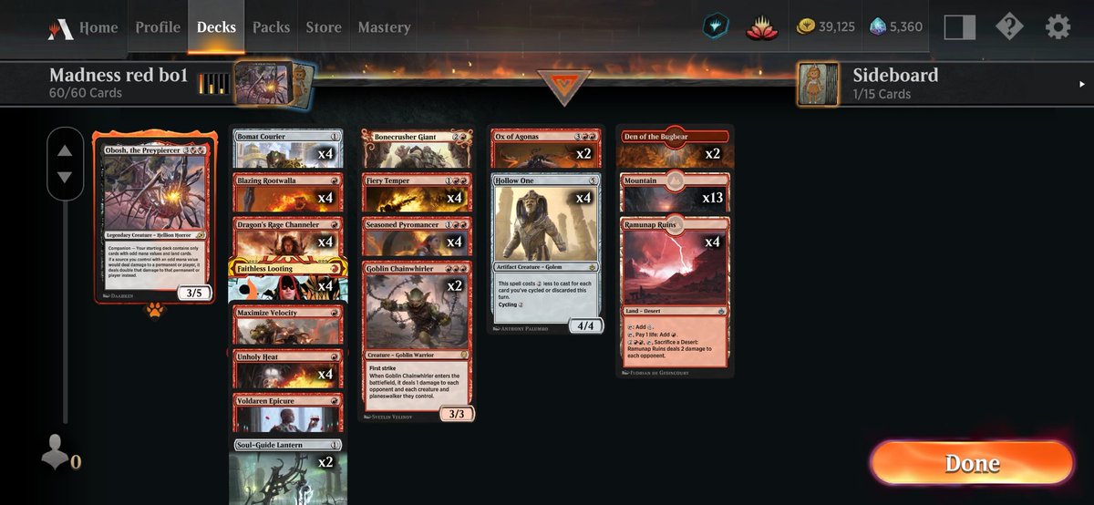 Climbing in top100 with another fantastic deck, probably worse than the decks that I mythic with, but a lot more fun to play
<a href="/fireshoes/">Robert Taylor🔥</a> <a href="/mtgazone/">MTG Arena Zone</a>