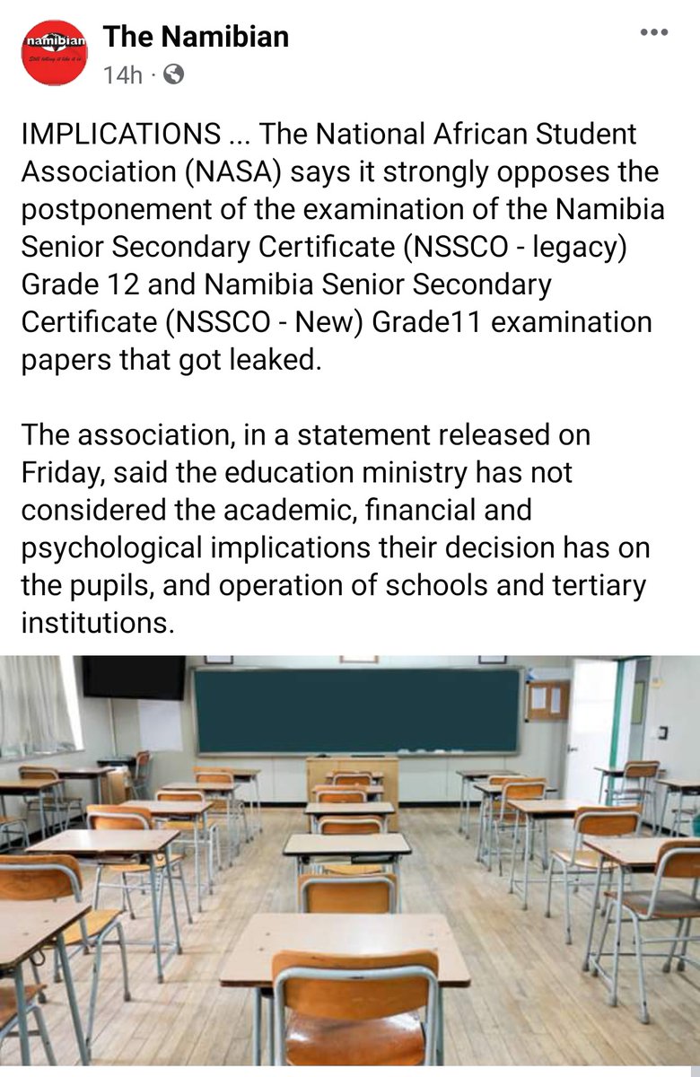 NASA_NAMIBIA's tweet photo. #UsWeAreNotGoingToRewrite
@MoEACnamibia
@hagegeingob 
@Shipululo 
@Dilukeni 
@NANSONational 
@powertothelearners
#UsWeAreNotGoingToRewrite https://t.co/jT0I2srX8o