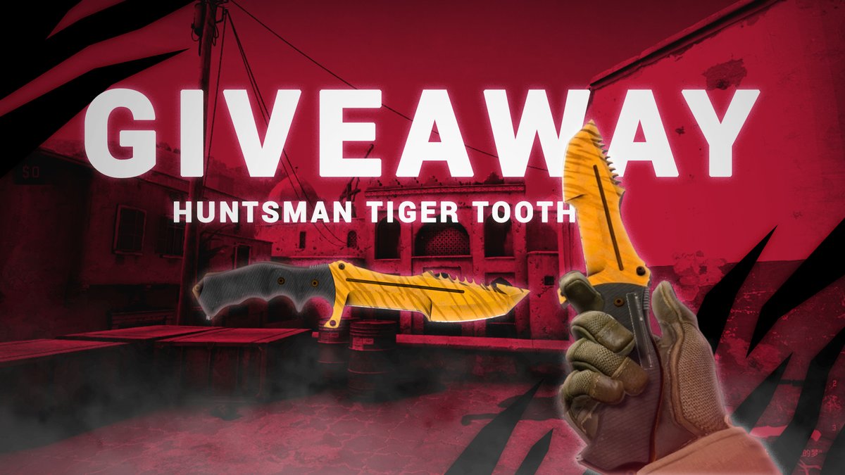 larsenCSGO's tweet image. GIVEAWAY 🎁🎄🎁🎄🎁
HUNTSMAN TIGER TOOTH FACTORY NEW🐯🐯

How to enter:⬇️
Follow @larsenCSGO &amp;amp; @PR1mECSGO 🦝🦝
Retweet &amp;amp; Like this post 💪
Tag one friend 🤝

The winner will be found on the 24th december 🎅🎅

#CSGOGiveaway