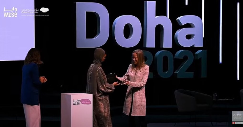 We're beyond excited to share that our CEO @wendykopp has just received the  2021 @WISE_Tweets #WISEPrize for Education! 👏👏

🔗wise-qatar.org/wise-works/wis…

#FutureOfEducation #WISEsummit
