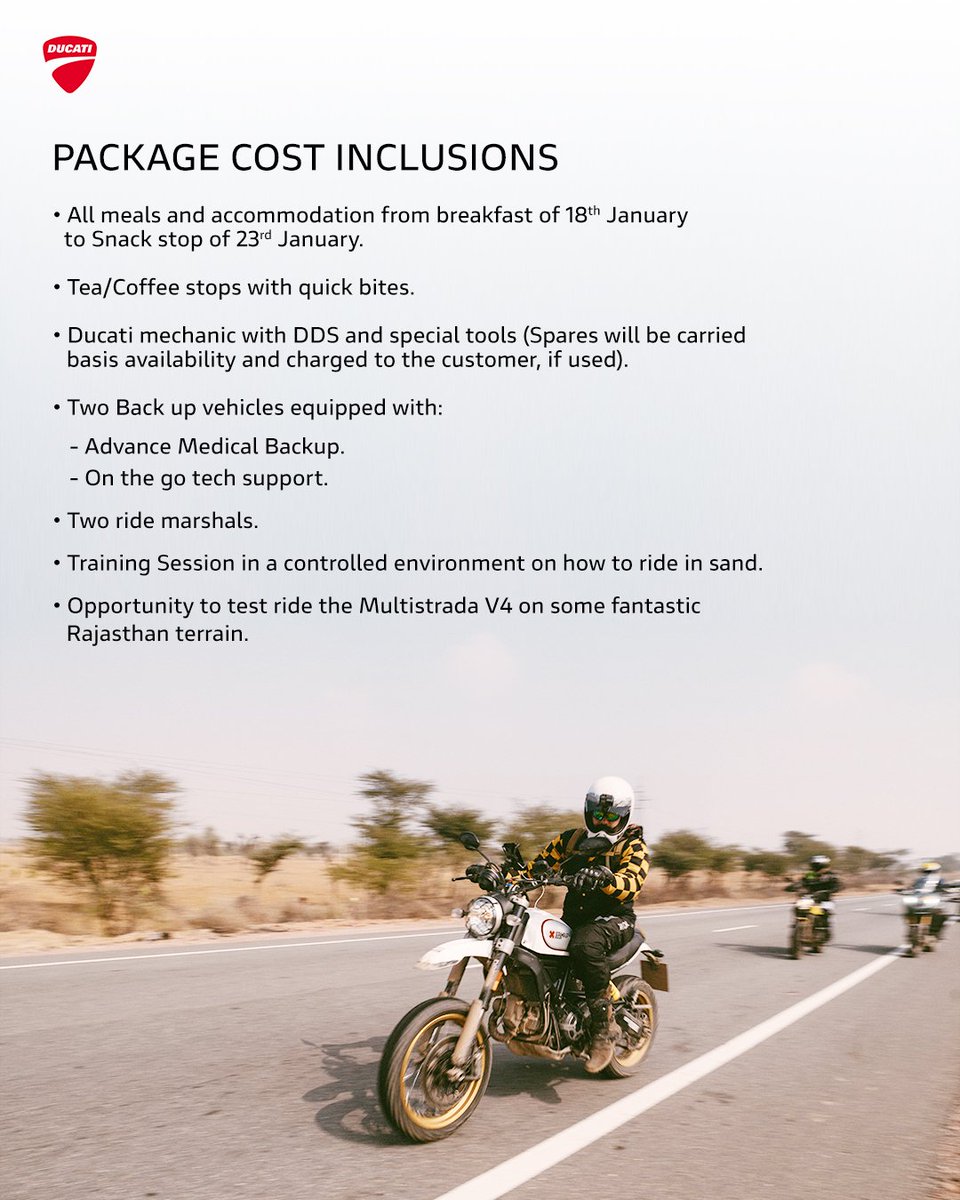 Ducati India tweet media