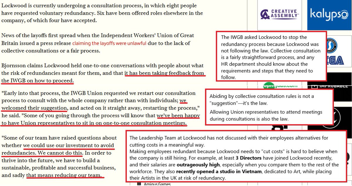 IWGB_GW's tweet photo. Yesterday @GIbiz posted a statement from @LockwoodLKWD CEO @hallibjornsson regarding the illegal redundancy process they're taking against workers there.

The workers at risk would like to offer their counters to a number of things he said.

#lockwoodlockout #saveavakin https://t.co/5dq7KDI0YW