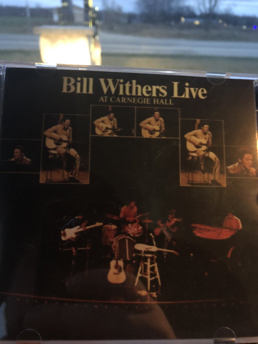 Today's commute with the pride of Slab Fork WV Mr. Bill Withers. Withers is so warm interacting with the crowd and delivers powerhouse renditions of his biggest hits. Absolutely killer album. https://t.co/Cd37izWTpY